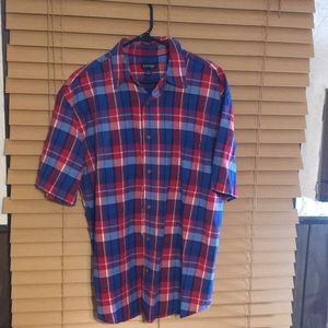Plaid Short Sleeve Button Down